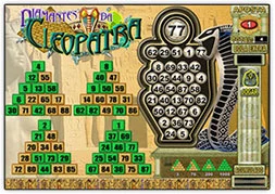 Jogo: Diamantes Da Kleopatra - Esse jogo tem um visual incrível, com suas 27 bolas lançadas e 5 bolas extras é nele que você vai se divertir ganhando prêmios!